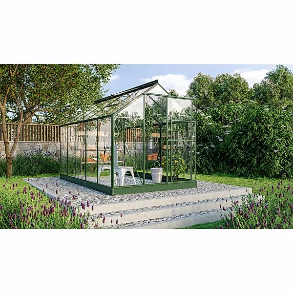 Vitavia Gewächshaus Triton 6200 Smaragd 6,2 m² inkl. Fundament günstig online kaufen