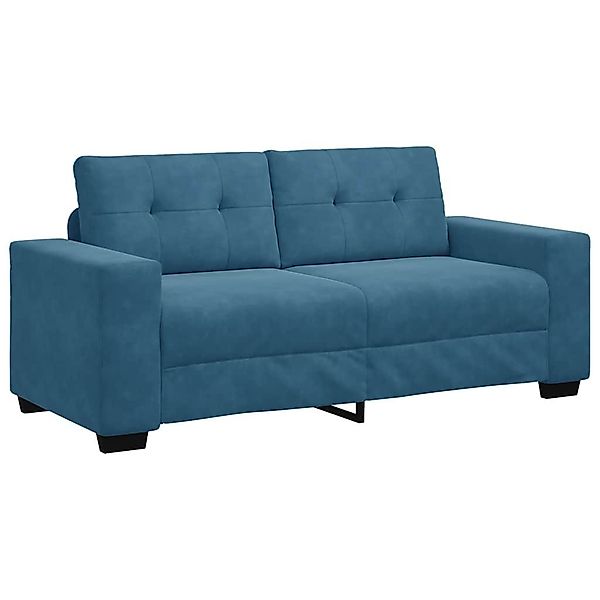 vidaXL Sofa Zweisitzer-Sofa Blau 140 cm günstig online kaufen
