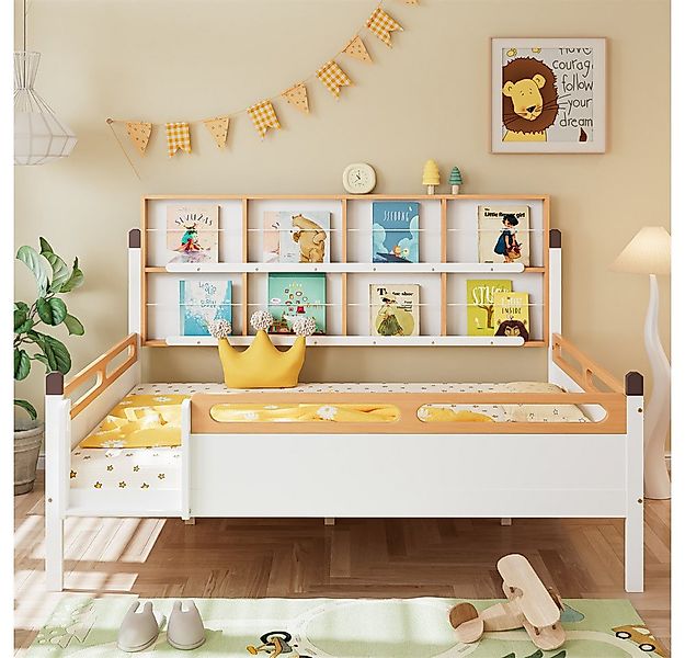 XDeer Kinderbett Kinderbett, Tagesbett, Doppelbett, Mit Fallschutz und Gitt günstig online kaufen
