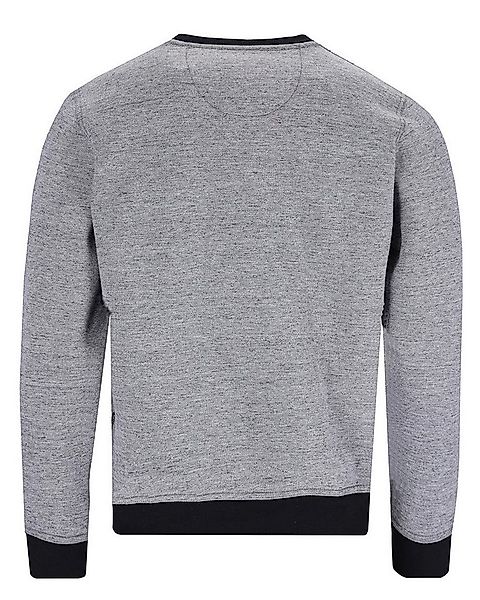 Hajo Sweatshirt Rundhalssweatshirt in Mouline günstig online kaufen