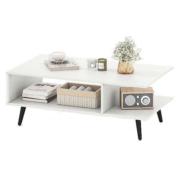 COSTWAY Couchtisch (1-St), mit Stauraum, 2 günstig online kaufen