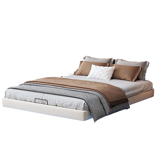 FUROKOY Stauraumbett Polsterbett Hängebett 160x200cm (Set, günstig online kaufen