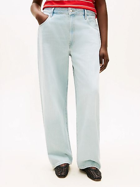 Tommy Hilfiger Curve 5-Pocket-Jeans "CRV DNM TAM BARREL RW" in großen Größe günstig online kaufen