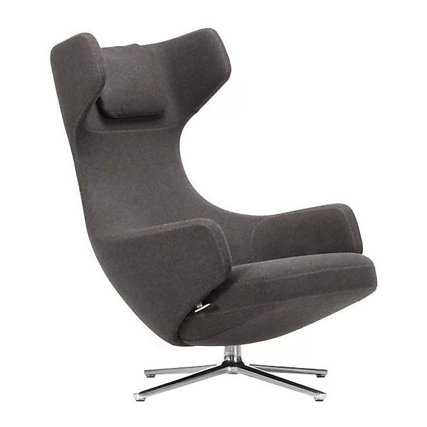 Vitra - Grand Repos Sessel - klassisches grau/Sitzfläche Stoff Cosy 2 10/St günstig online kaufen