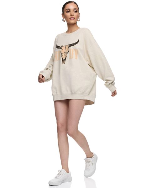 Worldclassca Sweatshirt Worldclassca Oversized Sweatshirt Print günstig online kaufen