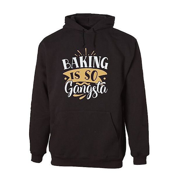 G-graphics Hoodie Baking is so gangsta Unisex mit trendigem Frontprint mit günstig online kaufen