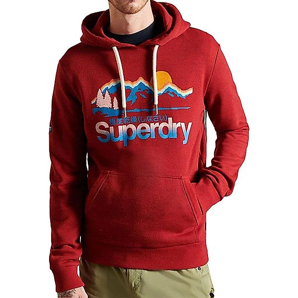 Superdry Core Logo Great Outdoors Kapuzenpullover S Rouge Red Grit günstig online kaufen