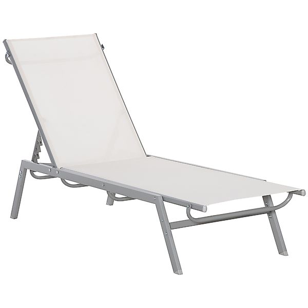 Outsunny Gartenliege Garten-Sonnenliege Relaxliege mit 5-stufige günstig online kaufen