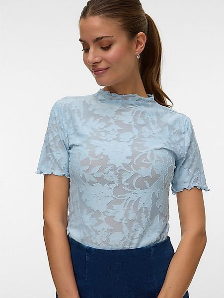 Vero Moda Kurzarmshirt VMLAYLA SS TOP JRS NOOS Materialmix günstig online kaufen