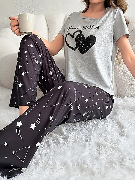 Elegant Love Pyjama Gemütliche Damen-Nachtwäsche & günstig online kaufen
