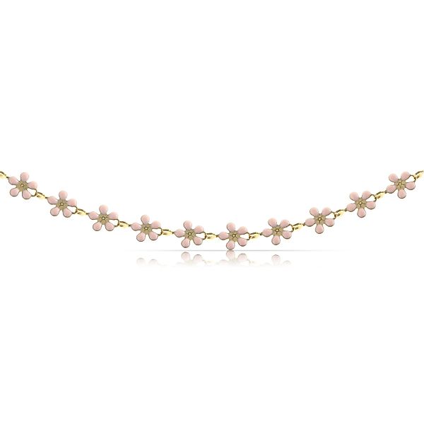 Made by Nami Edelstahlkette Gänseblümchen Damen günstig online kaufen