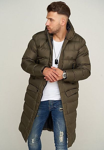 SOULSTAR Parka mit Kapuze als Winterjacke - Langer Steppmantel S2JURGA Herr günstig online kaufen