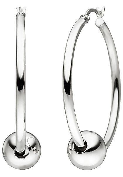 JOBO Paar Creolen Kugel, 925 Silber günstig online kaufen