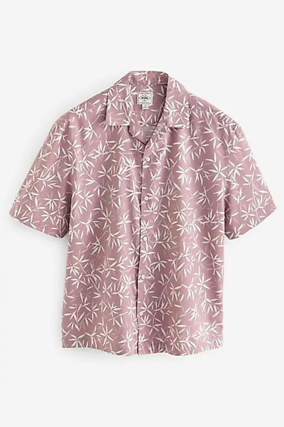 Next Kurzarmhemd Florales Kurzarmhemd und kubanischem Kragen (1-tlg) günstig online kaufen