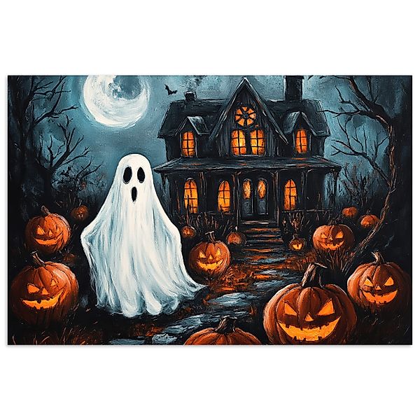 MuchoWow Poster Halloween - Spukhaus - günstig online kaufen