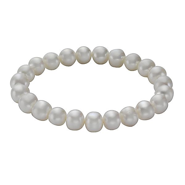 Zeeme Armband Süßwasserzuchtperlen weiß 8-8,5mm günstig online kaufen