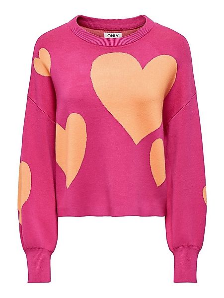 ONLY Strickpullover ONLMONTANA LS JQ O-NECK CC KNT mit Rippbündchen günstig online kaufen