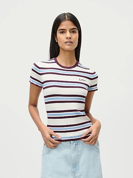 LeGer T-Shirt "Danielle, LeGer by Lena Gercke" schmale Passform, mehrfarbig günstig online kaufen
