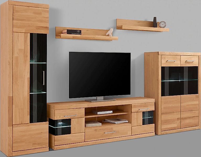 Home affaire Wohnwand "Ribe Wohnwand Set-5 St." 5 Stk. tlg. günstig online kaufen