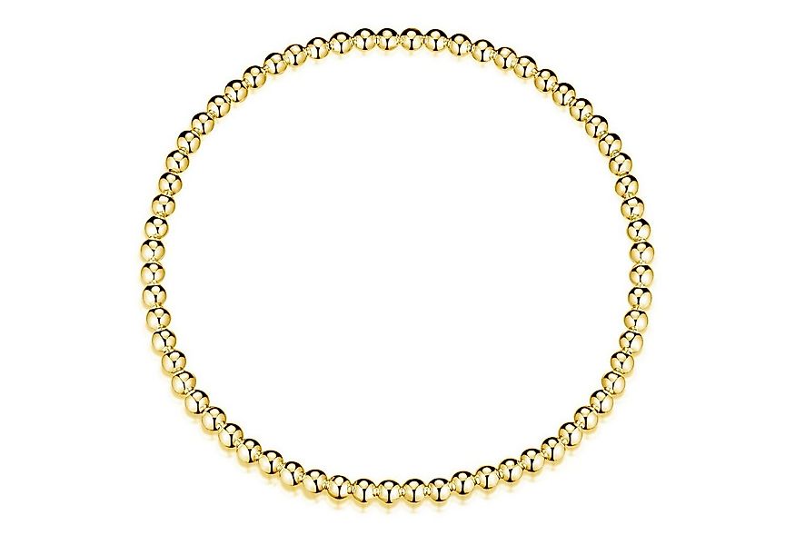 Materia Goldarmband Damen Kugelarmband Gelbgold elastisch SA-9, Sterlingsil günstig online kaufen