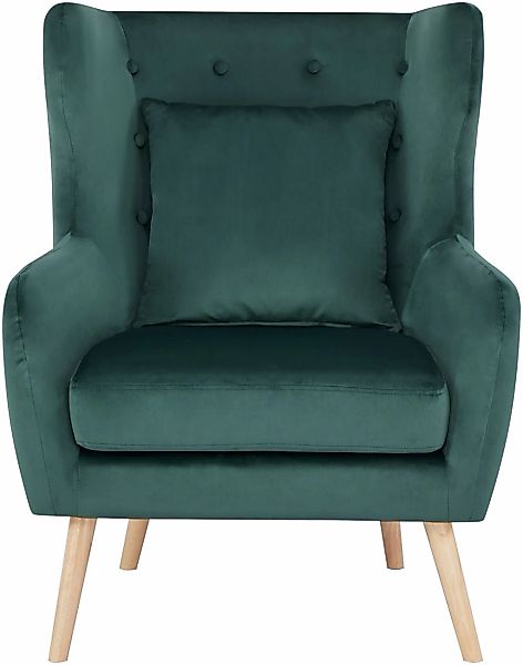 Home affaire Ohrensessel "Yamuna" mit Sitzpolsterung, Gestell und Füße aus günstig online kaufen