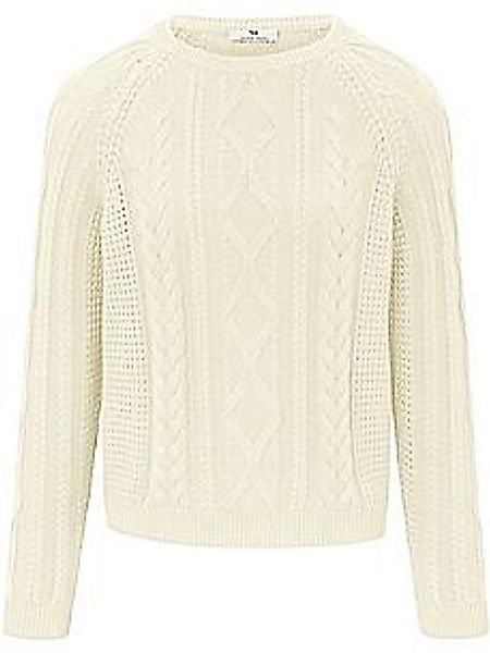 Pullover aus 100% SUPIMA®-Baumwolle Peter Hahn weiss günstig online kaufen