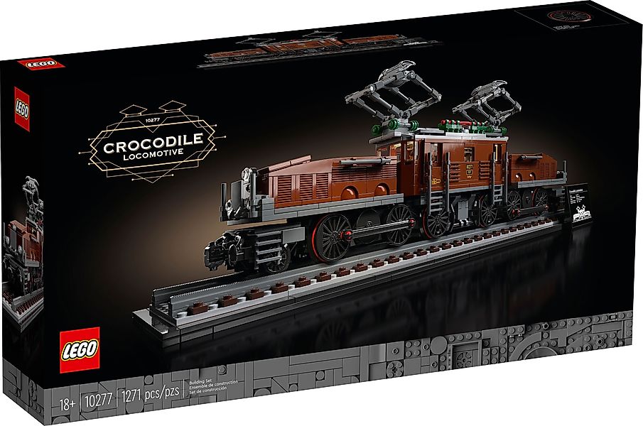 LEGO® LEGO® 10277 Lokomotive 'Krokodil' Konstruktionsspielsteine, günstig online kaufen