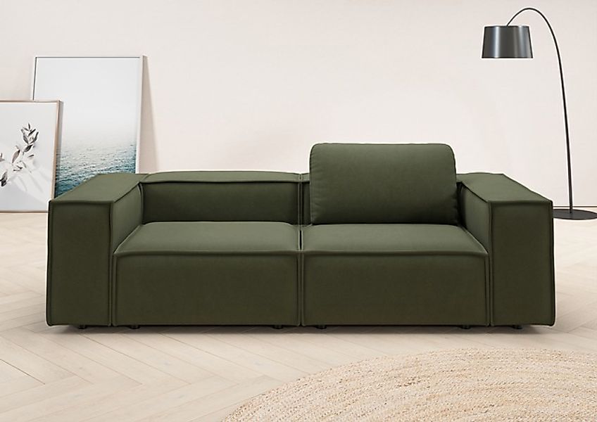 Home affaire 2-Sitzer »Watertown, modernes Sofa 246 cm breit, auch in Feinc günstig online kaufen