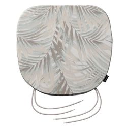 Stuhlkissen Marcus mit Bindeschnur, grau-beige, 40 x 37 x 2,5 cm, Gardenia günstig online kaufen
