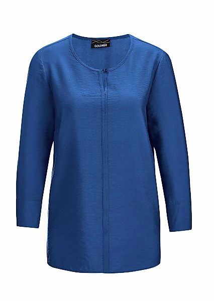 GOLDNER Schlupfbluse "Kurzgröße Elegante Schlupfbluse Damen aus Viskose mit günstig online kaufen