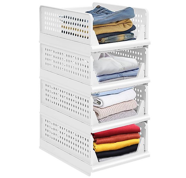 JEOBEST Organizer Stapelbarer Kleiderschrank, Schublade Faltbare Aufbewahru günstig online kaufen