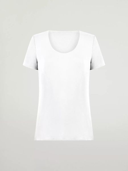 Wolford - Jersey Top Short Sleeves, Frau, white, Größe: L günstig online kaufen