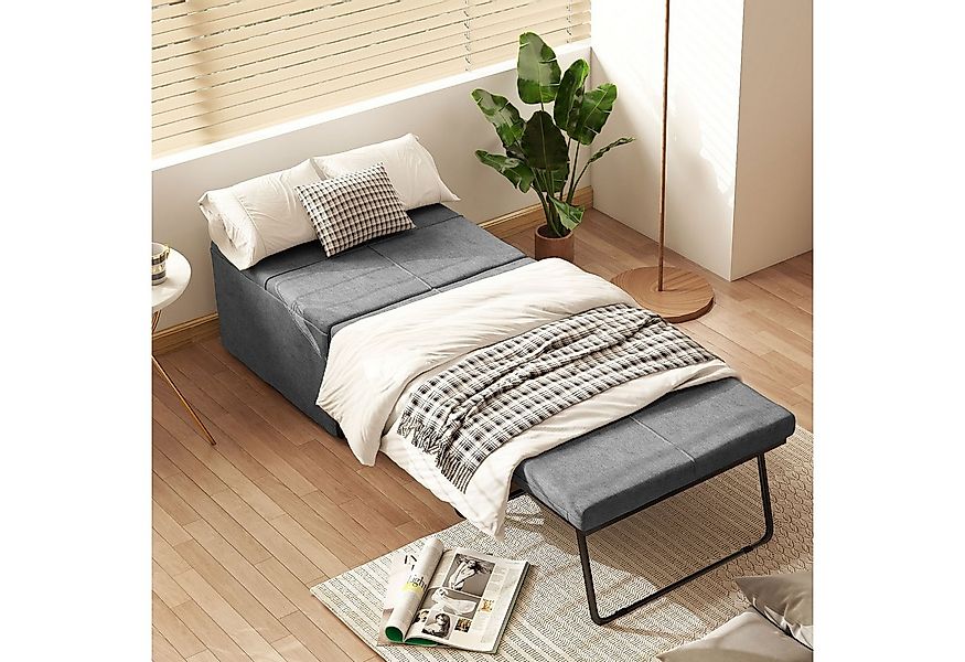 HOMCOM Gästebett ca. 190x60 cm, mit 8cm Schaumstoff Matratze, faltbar (Reis günstig online kaufen