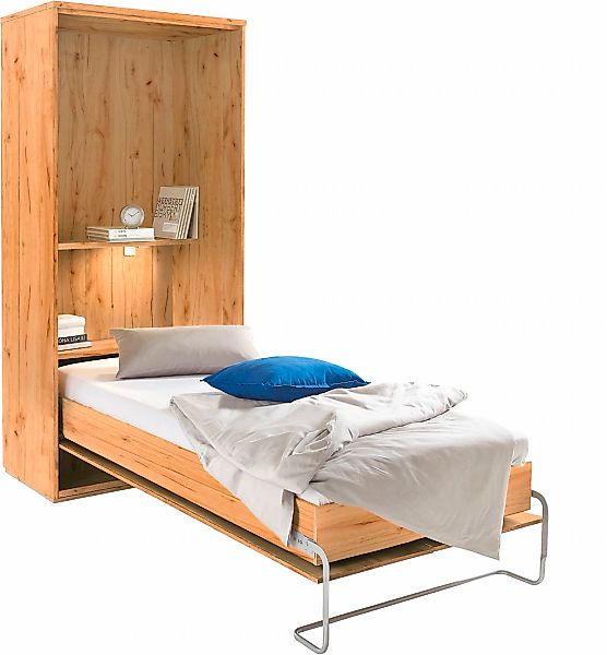 priess Schrankbett "Ancona", mit Regal und LED-Beleuchtung günstig online kaufen