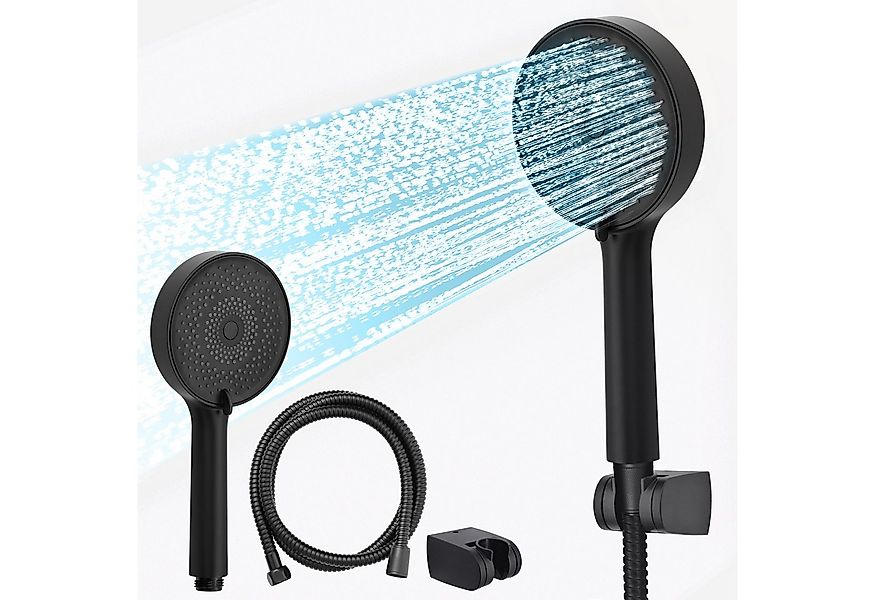 Euroshowers GmbH Handbrause Set EuroFlux mit Brauseschlauch und Wandhalter, günstig online kaufen