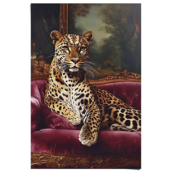 Reinders! Poster Sofa Panther, Wohnzimmer - günstig online kaufen