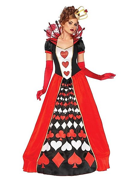 Leg Avenue Kostüm Herzkönigin Ballkleid Kostüm, Wunderschönes Märchenkostüm günstig online kaufen