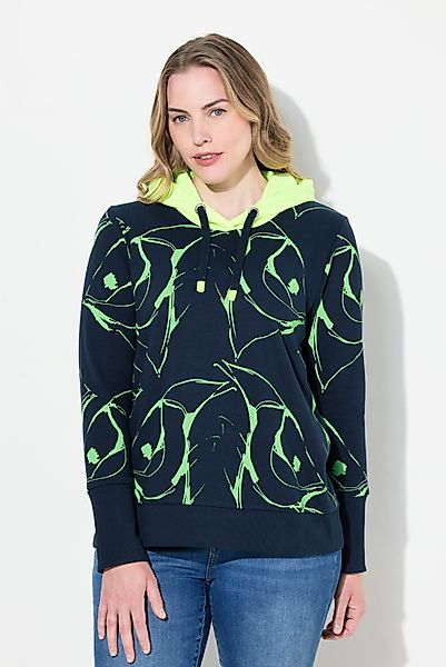 Laurasøn Sweatshirt Sweatpullover Kapuze Langarm allover günstig online kaufen