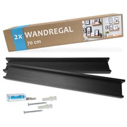 PHOTOLINI Wandregal Bilderleiste, Schweberegal 2er Set günstig online kaufen