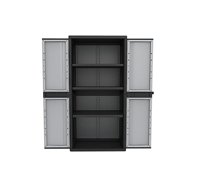 Kreher Mehrzweckschrank XXL Kunststoffschrank 'Kreher Jumbo' mit 3 höhenver günstig online kaufen