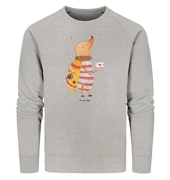 Mr. & Mrs. Panda Longpullover Nachtfalter Fähnchen Größe XXL - Heather Grey günstig online kaufen