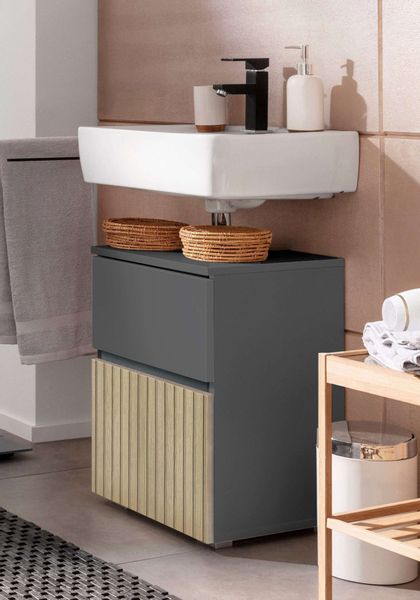 Home affaire Waschbeckenunterschrank "Wisla" Siphonausschnitt, Breite 40 cm günstig online kaufen