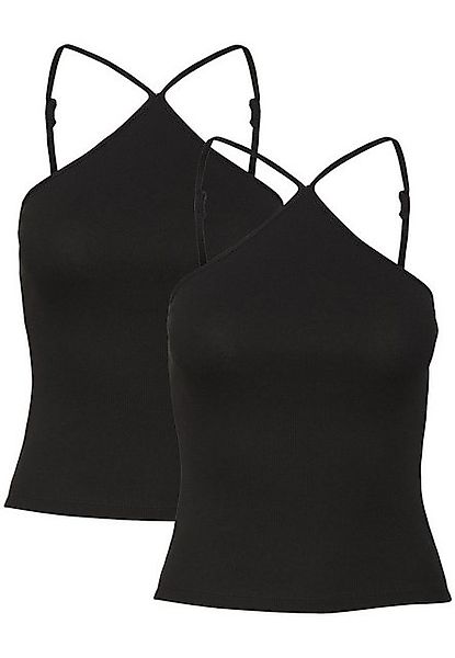 Noisy may Shirttop Spaghetti Träger Tank Top 2-er Set NMMAYA (2-tlg) NMMAYA günstig online kaufen