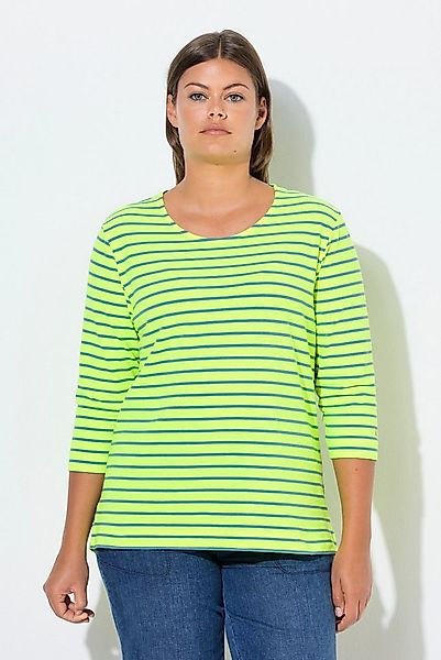 Laurasøn T-Shirt Ringelshirt 3/4 Arm Rundhalsausschnitt günstig online kaufen