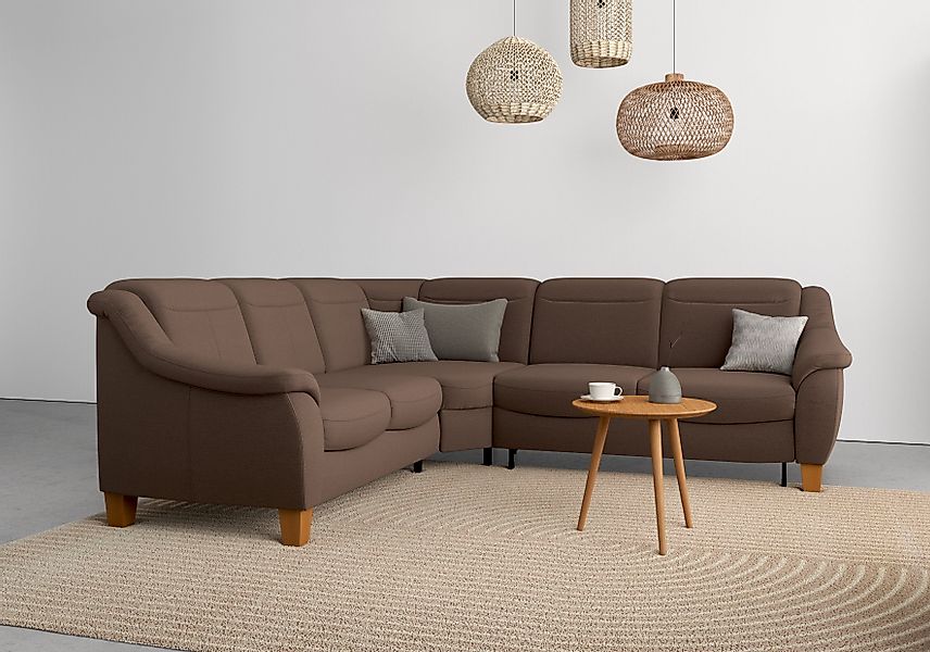 Home affaire Ecksofa Caldera L-Form, Federkern, günstig online kaufen