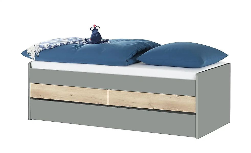 Duobett mit Stauraum  Grow Up ¦ grau ¦ Maße (cm): B: 97 H: 66 Betten > Bett günstig online kaufen