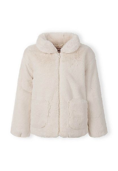 MINOTI Fellimitatjacke Teddy-Übergangsjacke mit Reißverschluss und Bubikrag günstig online kaufen