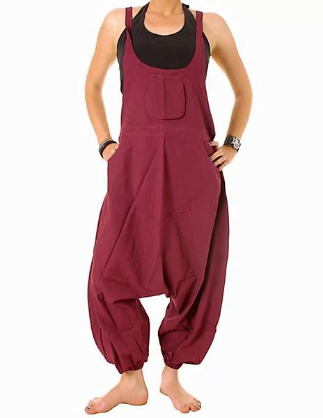 Vishes Latzhose Damen Sommer Hose Haremshose Overall Baumwolle bequem zu tr günstig online kaufen