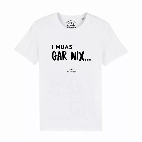 Bavariashop T-Shirt Herren T-Shirt "I muas gar nix… günstig online kaufen