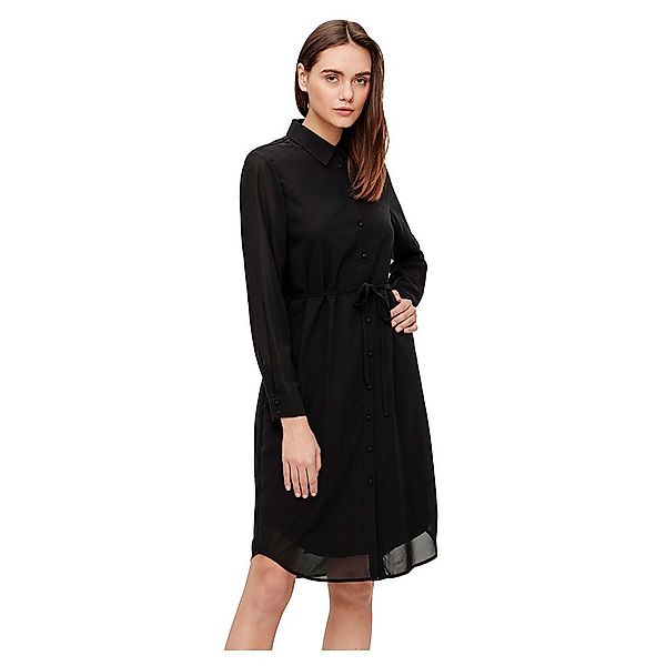 Object Mila Bay Langarm Kurzes Kleid 36 Black günstig online kaufen